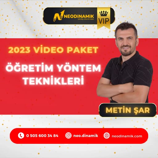 2023 VIP Öğretim Yöntem Ve Teknikleri VİDEO DERS PAKETİ