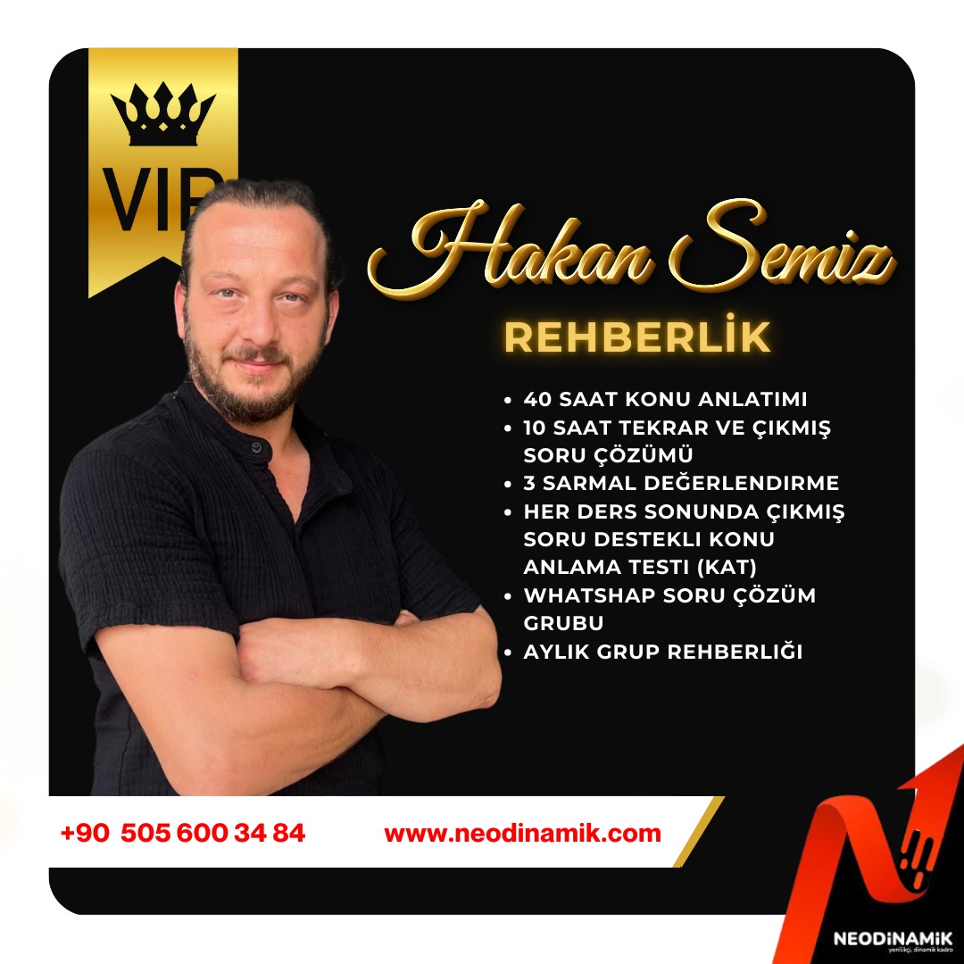 2025 HAKAN SEMİZ İLE VİP REHBERLİK